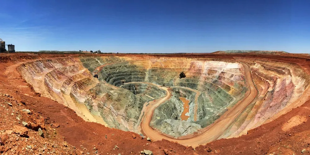 The DeGrussa mine, in the West Australian desert