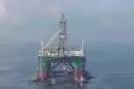Ocean Rig on ropes