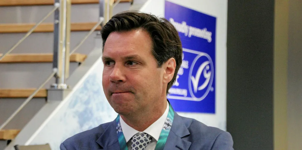 Where to put my retirement? Leroy Seafood CEO Henning Beltestad decides his company's shares are a safe place to park his money.