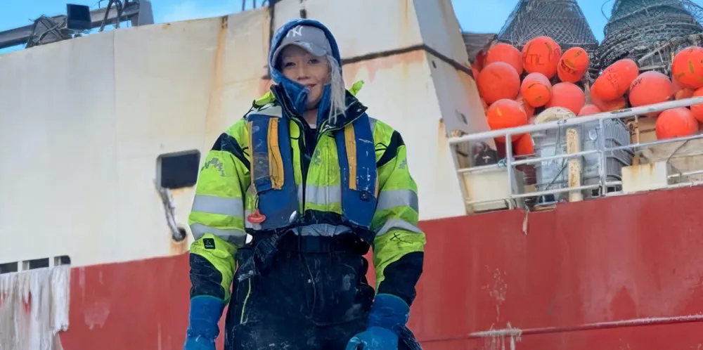 Marte Henriksen, fisker, snøkrabbe