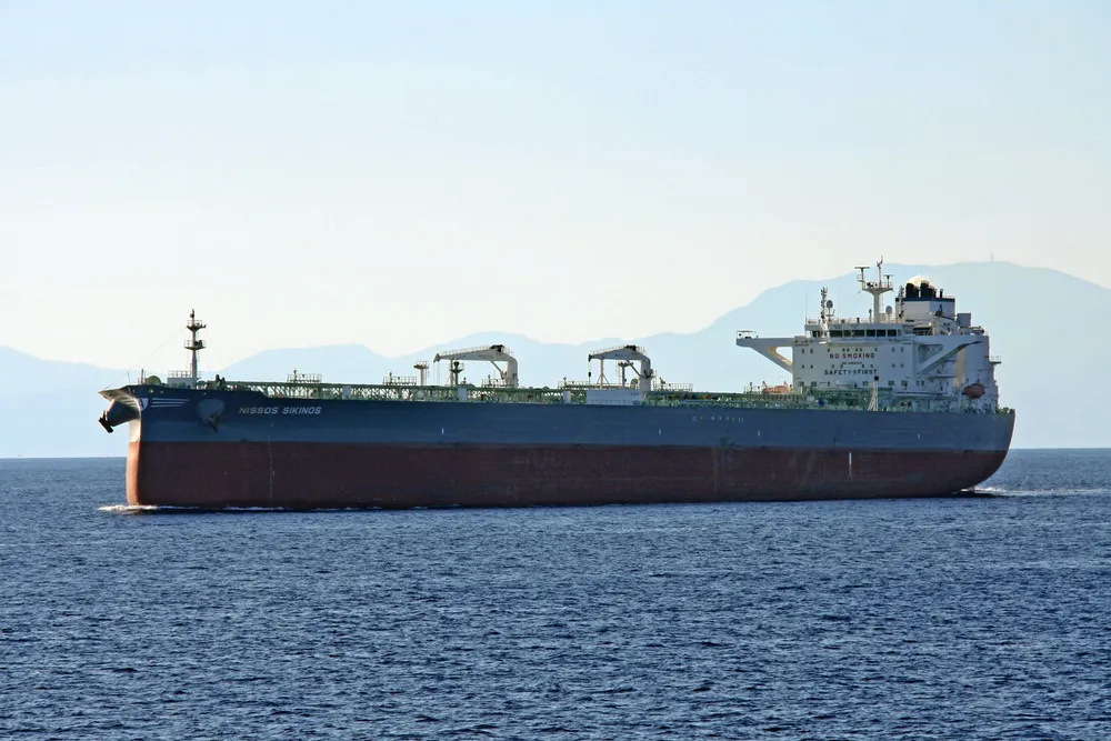 Okeanis Eco Tankers’ 157,450-dwt suezmax Nissos Sikinos (built 2020).
