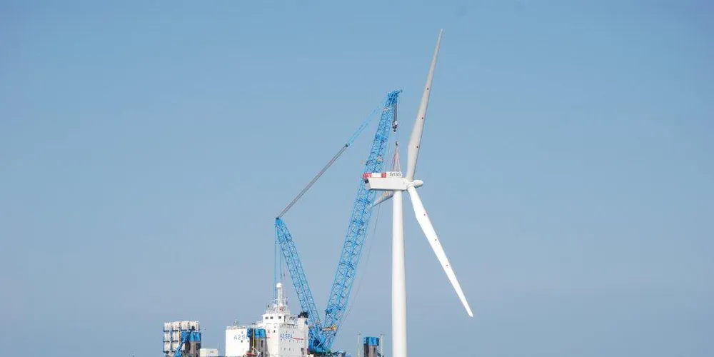 The 1,000th turbine to be installed by A2Sea goes in off North Wales