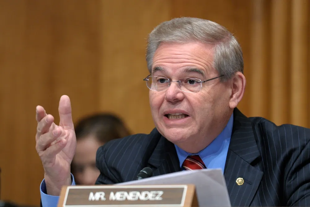 Not backing down: Sanctions bill co-sponsor Robert Menendez