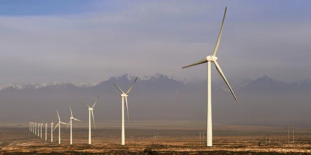 An existing Goldwind wind farm in China