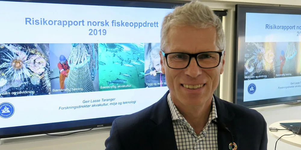 ØNSKET SOM VITNE: Geir Lasse Taranger, forskningsidirektør Havforskningsinstituttet er en av personene oppdretterne som saksøker staten ønsker skal vitne i den kommende rettssaken.