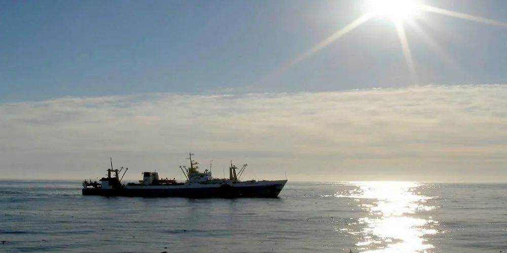 Russia pollock boat