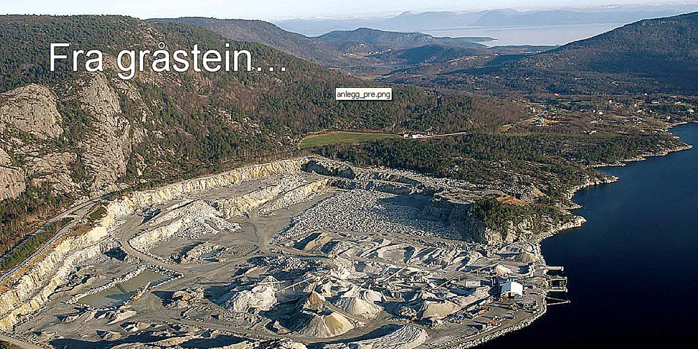 Veidekke vil selge dette området. De mener det kan bli grunnlag for landbasert oppdrett. Foto: VEIDEKKE