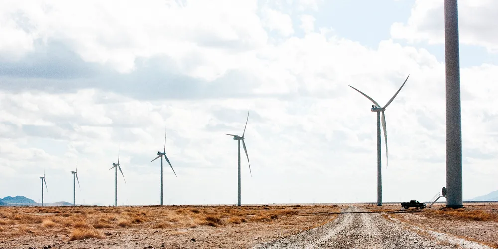 Vestas turbines spinning in New Mexico