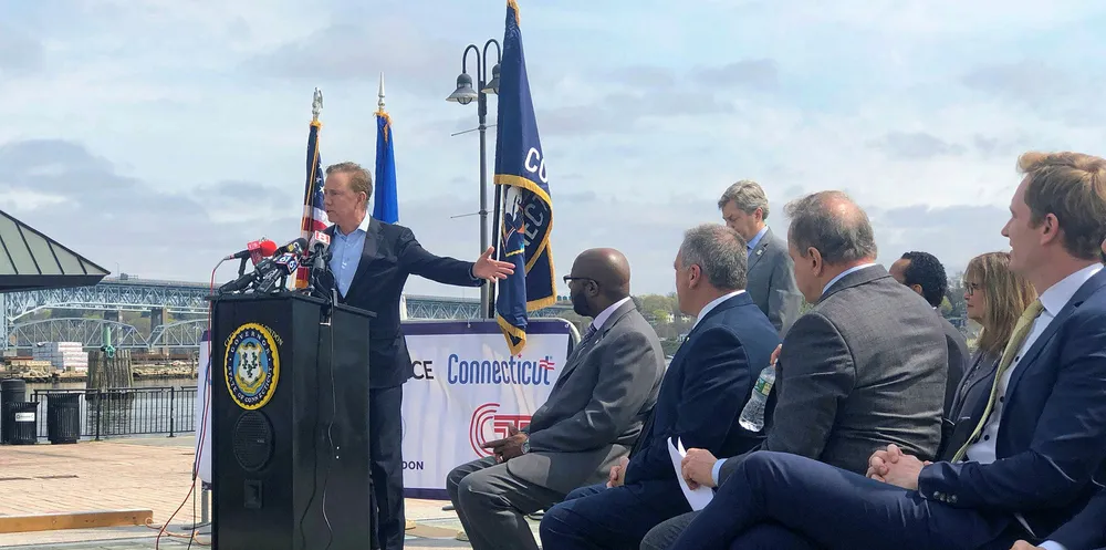 Governor Ned Lamont has spoken enthusiastically about offshore wind.