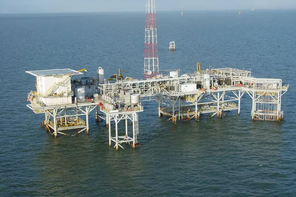 US Gulf sale: For Gulfsands (pictured, the EI 57 platform)