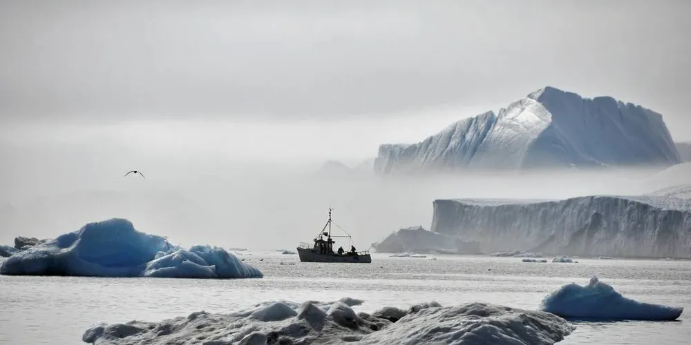 VARMERE KLODE: Den globale snittemperaturen kan, ifølge en ny studie, ende opp med å stabilisere seg på 4–5 grader høyere enn i preindustriell tid. Her fra Isfjorden på Grønland.Arkivfoto: Mia Kanstad Kulseng