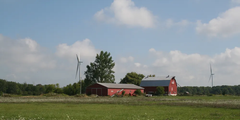 Siemens turbines spinning at Samsung's Grand Energy Renewable Park in southern Ontario.