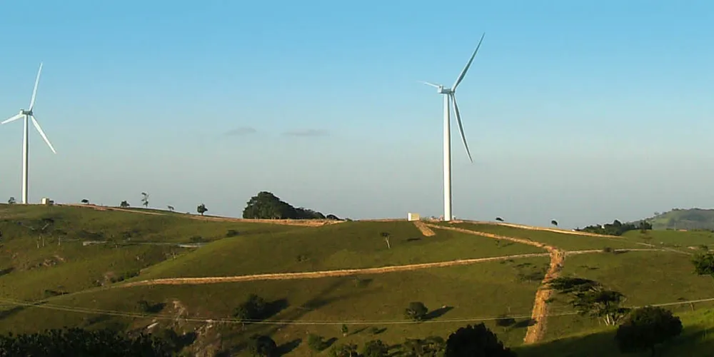 An Eólica Tecnologia wind farm in the northeast state of Pernambuco