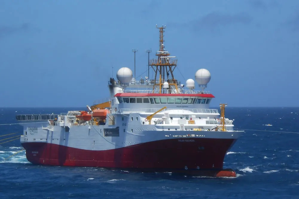 Firming up potential: the Junon 3D shoot was carried out using the Polar Duchess