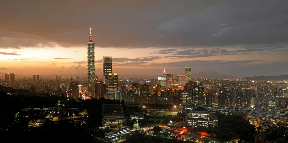 Taiwan's capital Taipei.