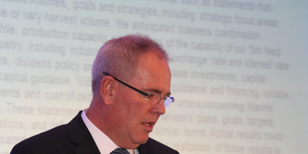 Marine Harvest Chairman Ole-Eirik Lerøy. (Photo: Joar Grindheim)