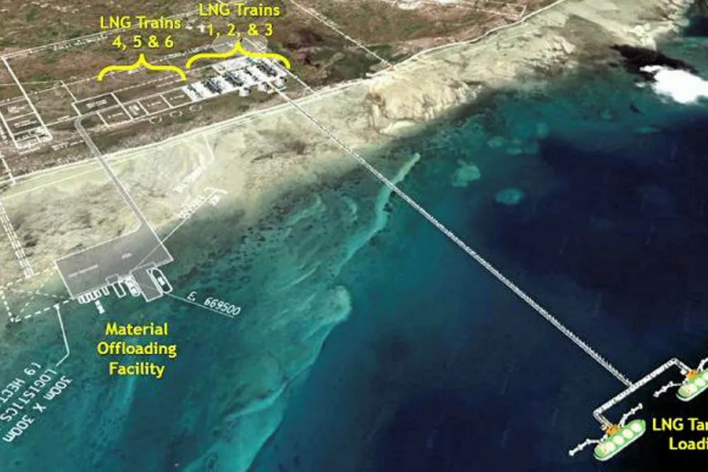 Conceptual design: Mozambique LNG
