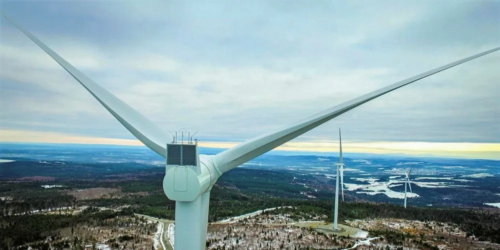 Pattern's 147MW Mont Sainte-Marguerite wind farm in Quebec.