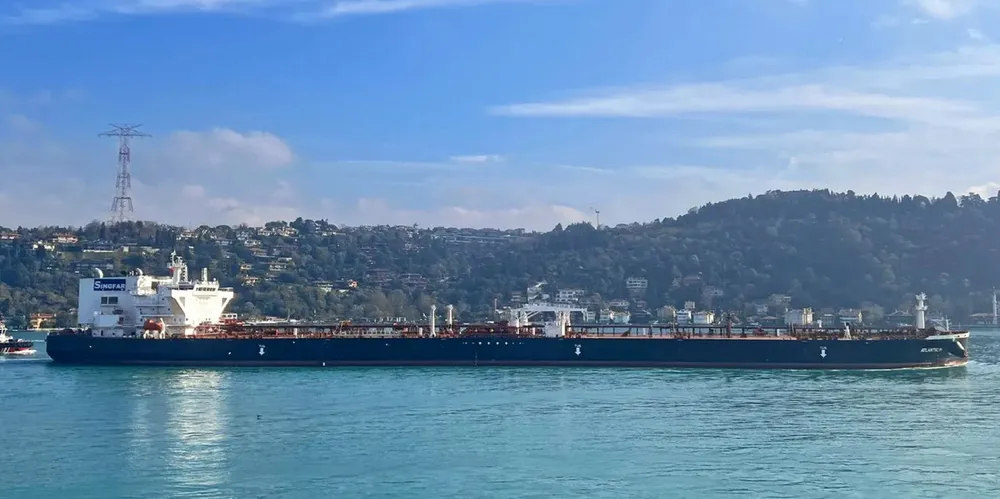 The Atlantic M loaded 1m barrels in April at the Black Sea port of Novorossiysk, arriving in Long Beach on 20 June.