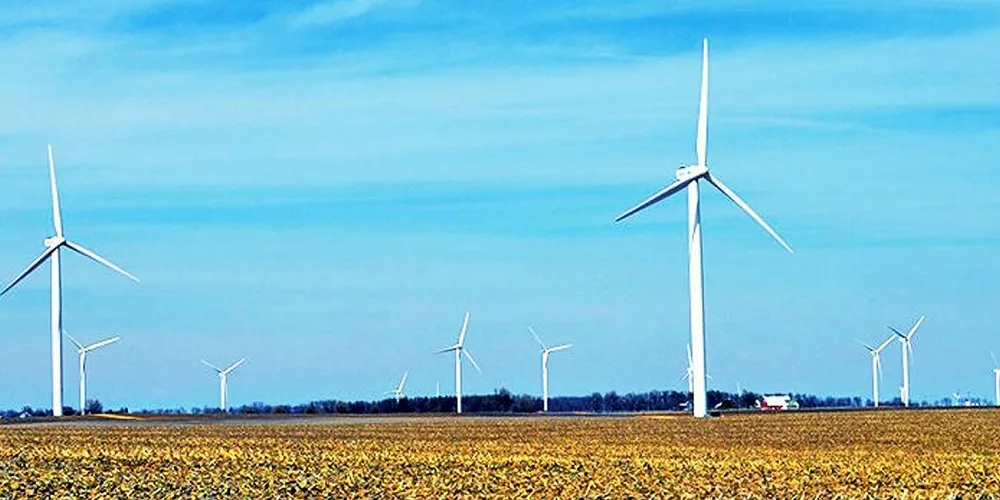 Big Sky wind farm in Illinois.