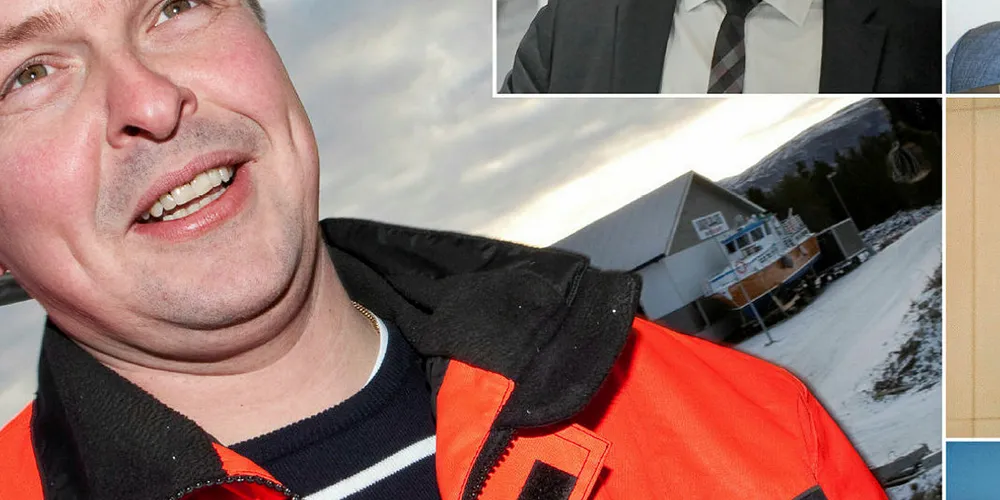 OPPGITTE: Bengt Rune Strifeldt (Frp, hovedbilde fra venstre), fiskeriminister Harald Tom Nesvik (Frp), Torgeir Knag-Fylkesnes (SV, øverst til høyre), Tom-Christer Nilsen (H) og Geir Pollestad (Sp) er alle svært kritisk til Jonas Gahr Støre landsmøtetale der han ikke nevnte fisk som en av fremtidens næringer.
