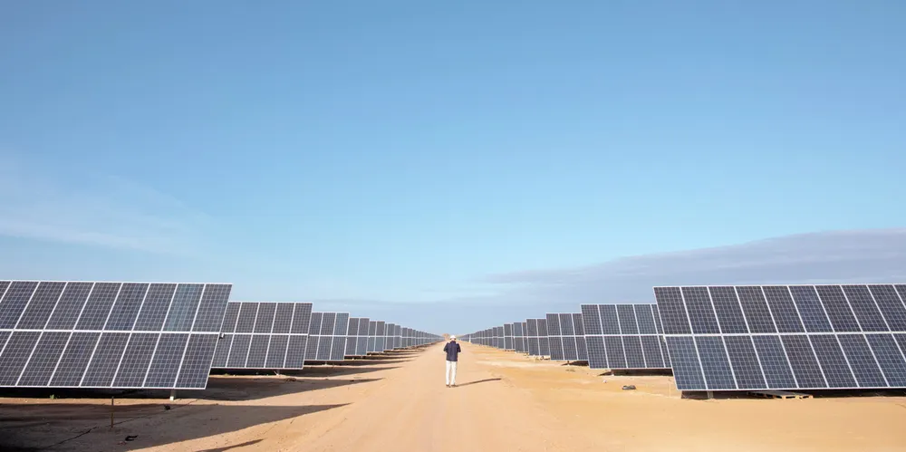 Scatec satser tungt med partnere i Brasil. Her fra selskapets anlegg Apodi Solar i det søramerikanske landet.