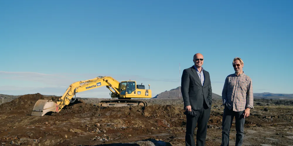 Matorka CEO Arni Pall Einarsson (left) with Operations Manager Sveinbjörn Oddsson. Photo: IntraFish