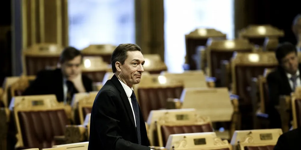 Frank Bakke-Jensen (Høyre) var saksordfører for debatten om leveringsplikten i Stortinget. Foto: Per Ståle Bugjerde