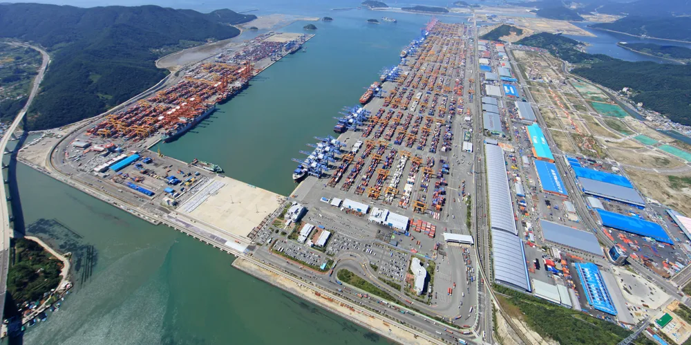 The South Korean government will build Jinhae Port in Changwon, which is near Busan, and integrate it with the new Busan Port 1 by 2045.