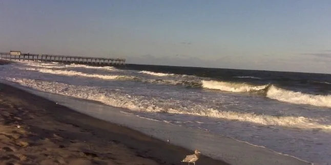 Looking out from Ocean City where US Wind project would be located