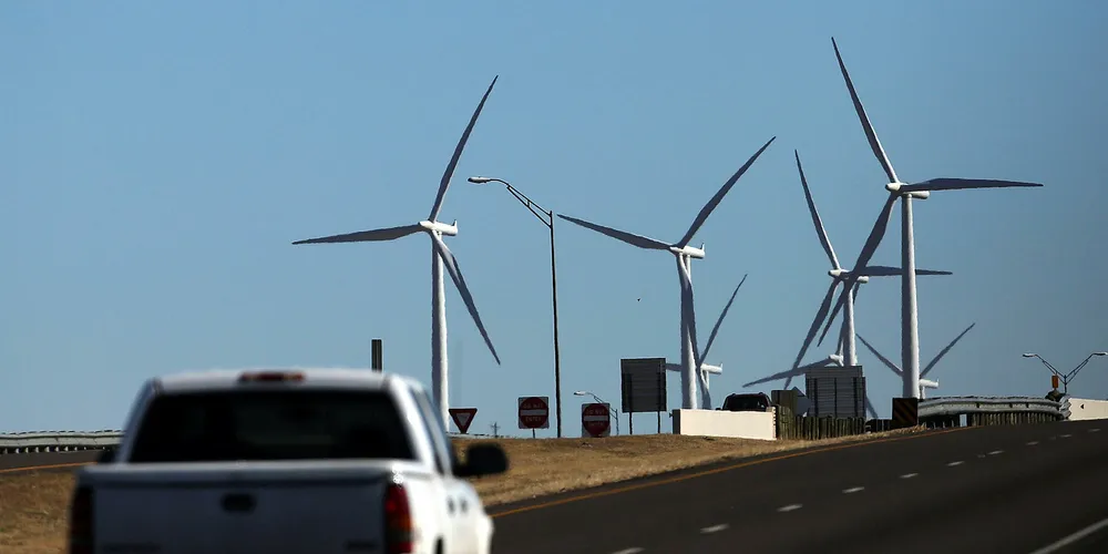 Texas has led growth in the US wind power sector. Photo: Spencer Platt/Getty Images