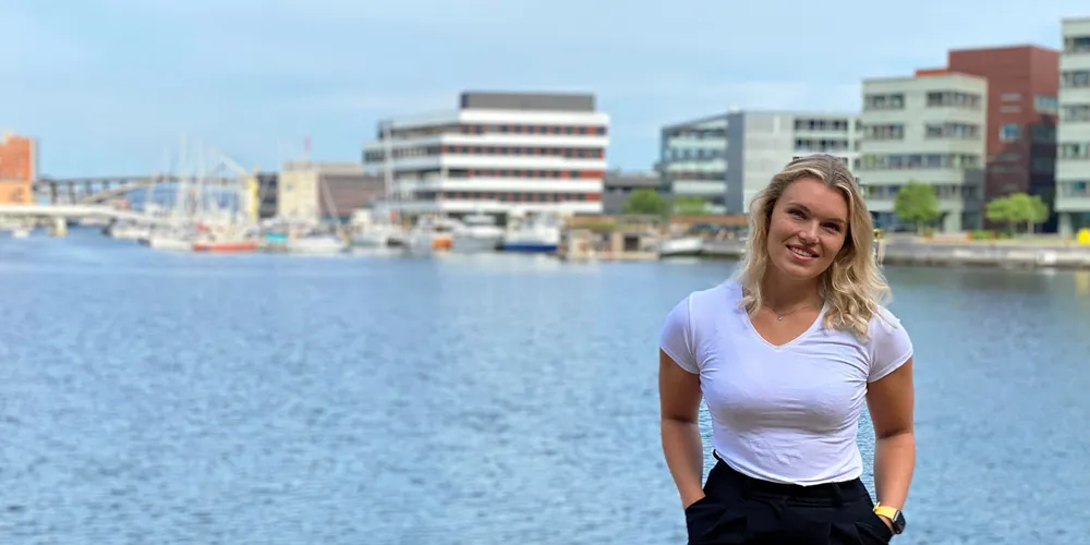 Anna Nygård Johansen (25) har ambisjoner om lederstilling på sikt.