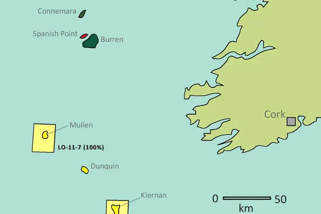 South Porcupine basin: Kosmos Energy is approved to farm into the Mullen and Kiernan prospects off Ireland