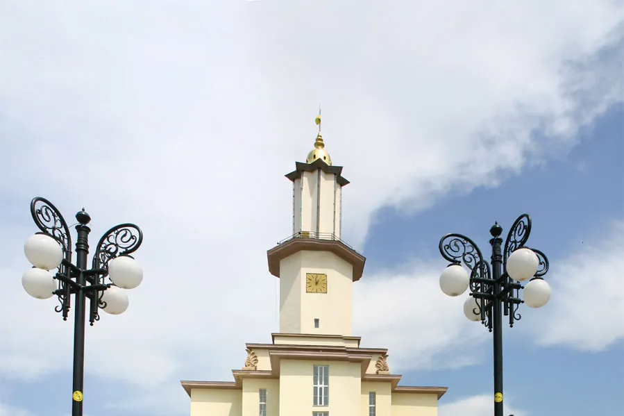 Ukraine gain: Deputies in Lviv and Ivano Frankivsk, above, approve Olesska deal