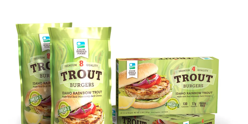 Rainbow trout burger makes splash with health care accounts