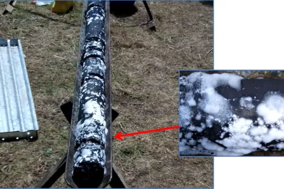 Amersfoort project, South Africa: a gassy coal sample from Volksrust core hole KV-05