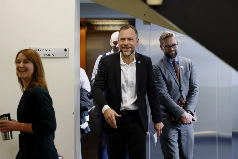 SV-leder Audun Lysbakken kunngjorde onsdag morgen at han ikke tar gjenvalg som partileder, og møtte pressen på Stortinget etterpå.