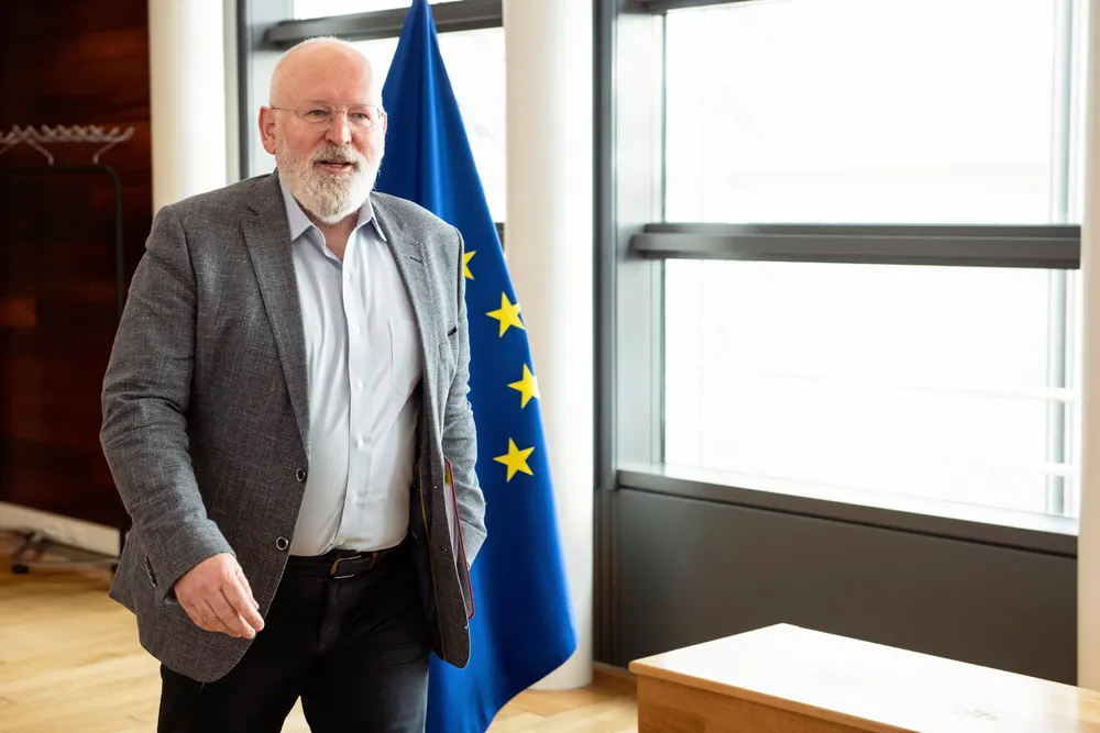 Frans Timmermans, former European Commission executive vice president for the European Green Deal.