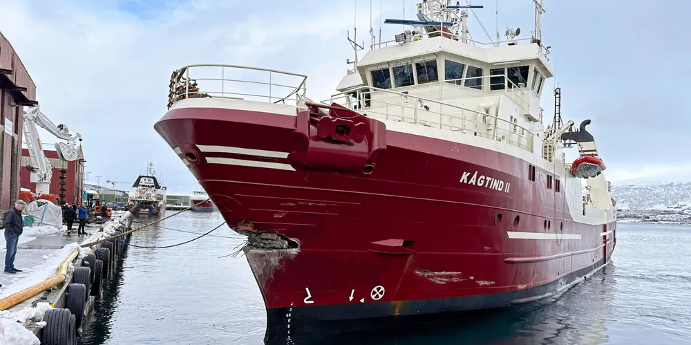Frysetråleren «Kågtind II» skal videre på verft etter hendelsen tirsdag.