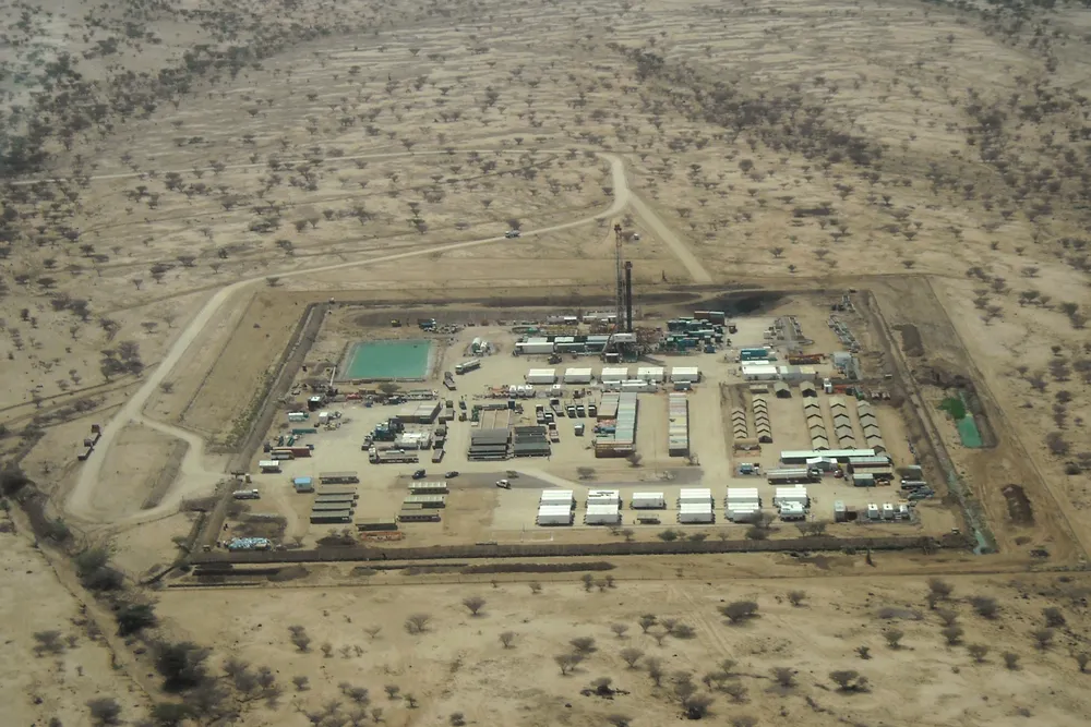 More drilling ahead: the earlier Twiga-1 well location in Kenya