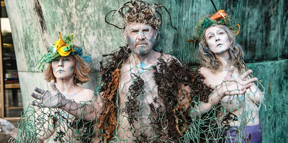 The ninth Our Ocean conference will be held in Athens in April. Pictured are environmental campaigners at the IMO July 2023.