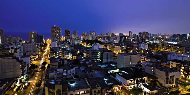 The Peruvian capital, Lima