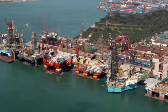 New order: the Keppel Fels yard in Singapore