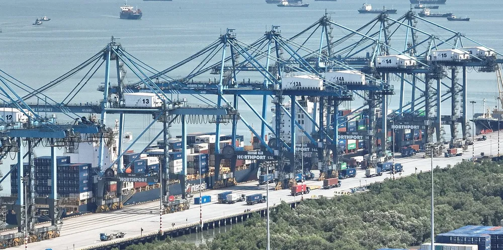 Northport in Port Klang, Malaysia, broke its volume records for the second consecutive month.