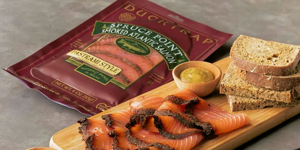 Marine Harvest's Ducktrap cold smoked salmon grew by nearly 5% in the second quarter compared to the same period of last year.