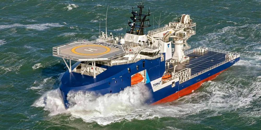 The Topaz Tangaroa will enter the Royal Navy fleet in the summer.