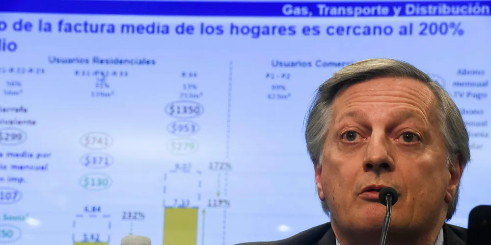Argentina's energy minister Jose Aranguren