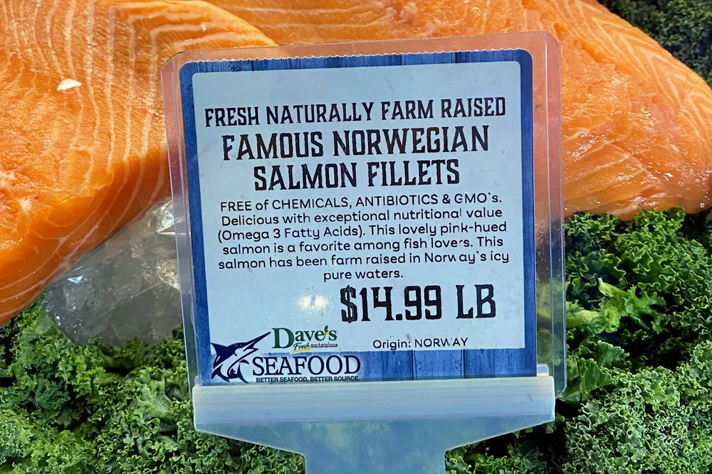 Fra «Seafood month» i oktober 2022 i New York og Boston. Da ble norsk laks og torsk løftet fram som det ypperste innen sjømat i en kampanjen kjørt hos supermarkedkjeden Eataly.