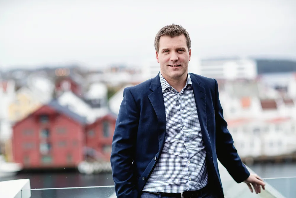 Paal W. Aanensen er konsernsjef Hagland Shipping. Han skryter av norsk maritim industri som konkurransedyktig.