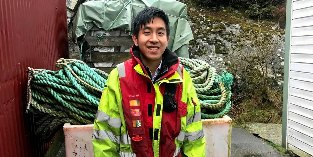 Bryton Shang, grunnlegger av Aquabyte - nå vil ha også satse på fiskehelse som produkt.
